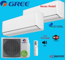 GREE MultiSplit Duo Dual AIRY 2,5+5 kW Klimaanlage Wand Klimagerät R32 WIFI