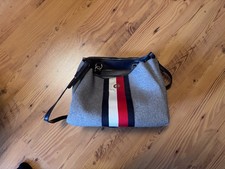 Tommy Hilfiger Tragetasche, Grau, mit TH Farben