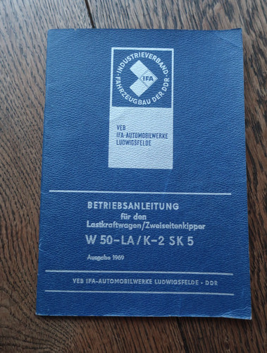 Betriebsanleitung ifa w50 - betriebsanleitung, w50-la/