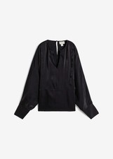 Bluse mit V-Ausschnitt Gr. 54