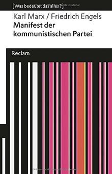 Manifest der kommunistischen - manifest,