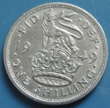 UK One Shilling 1949, George