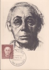 SELTENE MAKELLOSE MAXIMUMKARTE - BUND 200 KÄTHE KOLLWITZ / ANSEHEN LOHNT!