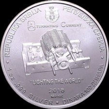 100 Dinar Serbien Nikola Tesla