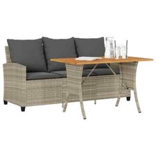 Gartensofa -Sitzer mit Kissen