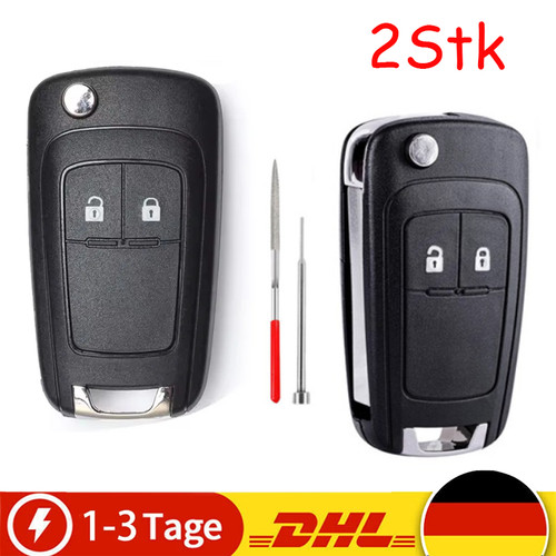 2tasten klapp schlüssel - 2x,