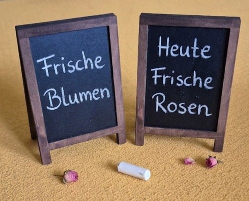 Miniatur gehwegaufsteller 12 - gehwegaufsteller, 1:12