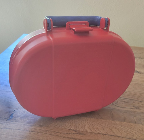 Tupperware kinder koffer - tupperware, rot