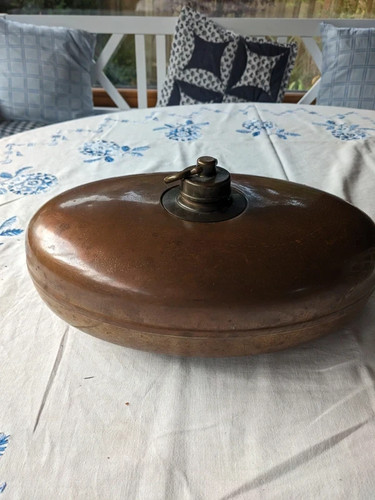 Alte wärmflasche kupfer - wärmflasche,