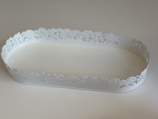 Ikea Tablett Weiß Metall Mit