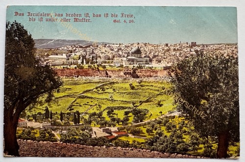 Jerusalem 1909 - ak,