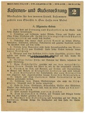 Orig. Merktafel Kasernen- und