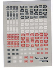 1:87 Decals "DB Deutsche Bahn" Aufkleber Modellbau H0 6x10cm Schwarz Weiß #235