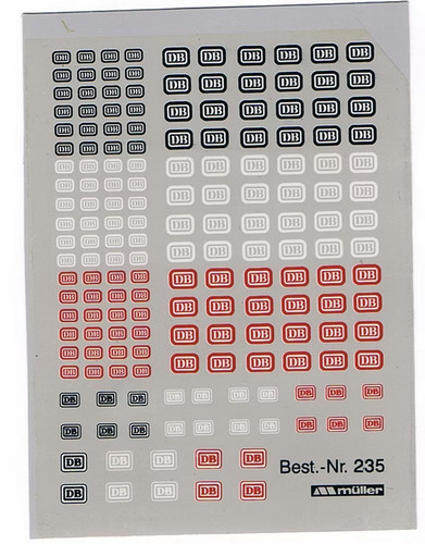 Decals deutsche bahn - "db, bahn"