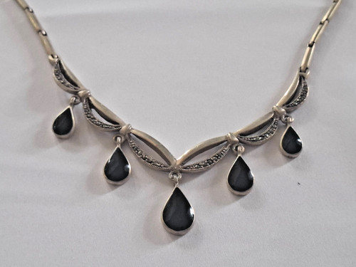 Vintage silber 925 halskette - vintage,