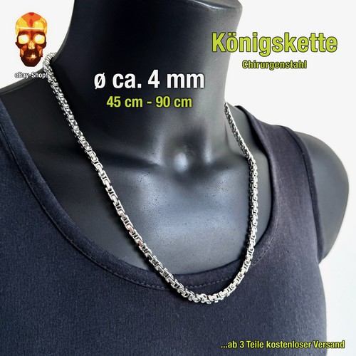 Königskette edelstahl - mm,
