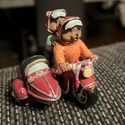 Bären figur mit motorrad und - mit,