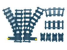 LEGO® RC Schienen Train Weiche Kurve Gerade 3677 60051 60052 60098 7938 7939