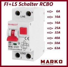 FI/LS Schalter RCBO 06-32A