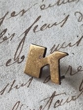 Monogramm Buchstaben Messing K