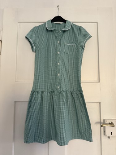 Next kinder kleid weiß grün - weiß,