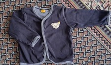 Steiff Sweatjacke Gr. 68 dunkelblau gefüttert hervorragend