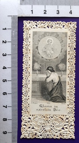 Spitzenbild andenken gloria - gloria, in