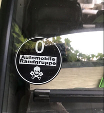 Schwarze Feinstaubplakette