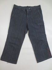 Cult Hose PASH Capri Bermuda Jeans W29 ca 36 denim dark blue vintage Q12