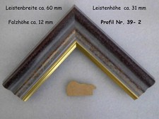 Gemälde - Bilderrahmen Holz gold silber schwarz braun antik barock in Sondermaß