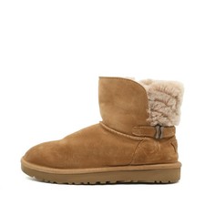 UGG Damen Classic Mini Stiefeletten kastanienbraun Knöchelhoch Boots EU 38