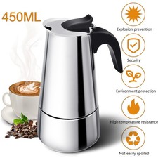 Espressokocher Edelstahl 9