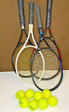 #SE2353# Konvolut Tennisschläger Head 660 & Prince Schläger inkl. Bälle & Tasche