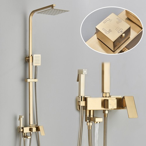 Gold duschset funktion - gold, 4