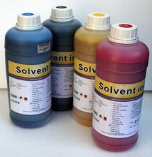 Eco Solvent Tinte 4L oder 4L + Reiniger für Epson® Mimaki® Mutoh® Roland®