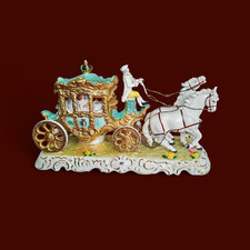 Sandizell Höfner & Co Dresdner Porzellan-Kutsche Alt Groß