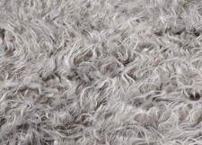 Zottelstoff Fell braun meliert