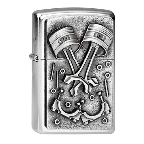 Zippo street chrome engine - chrome,