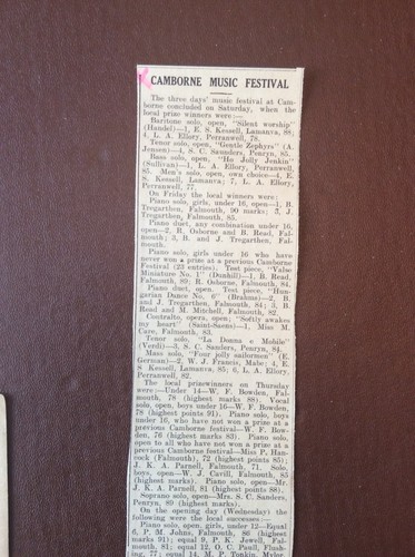 V1e ephemera 1936 - ephemera, artikel