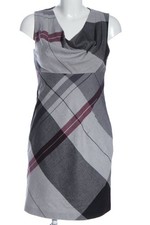 ZERO Minikleid Damen Kleid Gr. DE 36 hellgrau-schwarz-rot Casual-Look