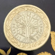 1 Euro Münze LIBERTE EGALITE FRATERNITE 2000 - Sammlerstück