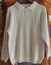Herren Pullover Marke: Basic Line Gr. 44/46 beige