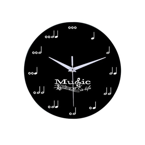 Wanduhr mit musikmotiv - wanduhr,