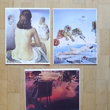 Sortiment 3    Drucke von Salvador Dali (1) in 24 x 30 cm