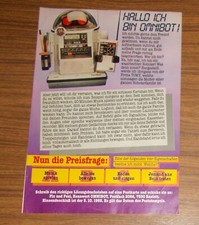 Seltene Werbung TOMY ROBOTS