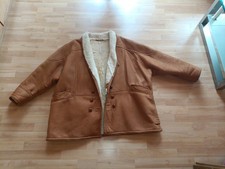 Vintage Lammfellmantel Herren Gr.56 braun Echtfell Leder Neuenkirchen (Rheine)