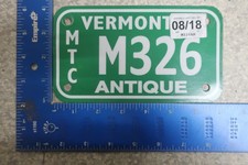 Vermont License Plate Tag VT
