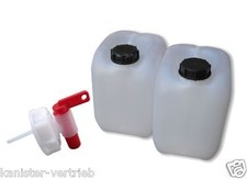 2 x 5 L weiß Kanister Kiste
