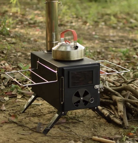 Tragbarer camping ofen - camping, grill