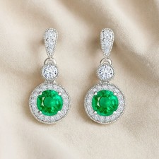 Kunstdiamanten Grown Smaragd &